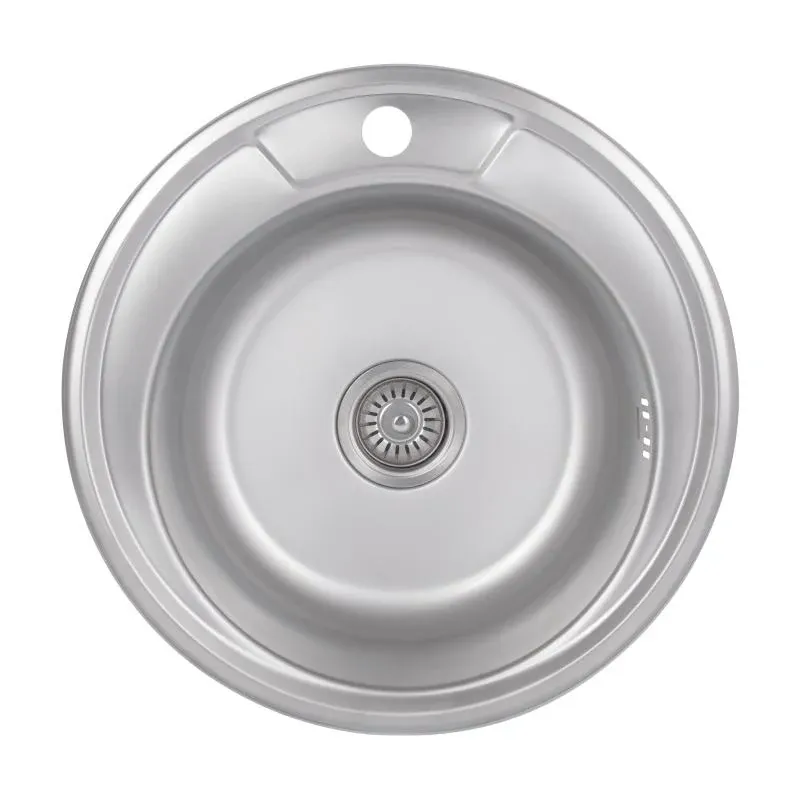 Кухонна мийка Brinex 490-A 0,6 мм Satin (BRIN490SAT06)