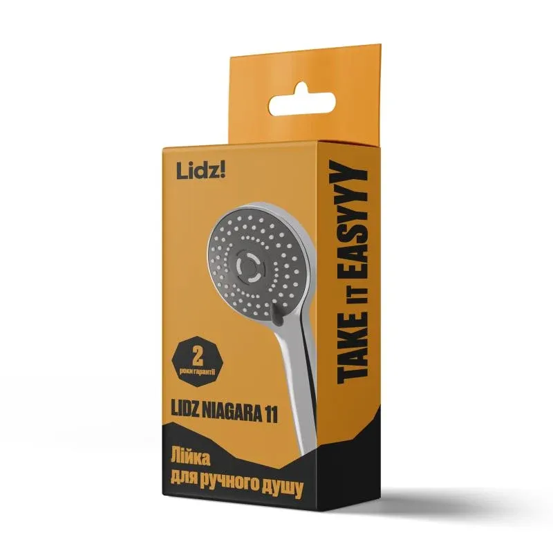 Лійка для ручного душу Лейки Lidz Niagara 11 98 мм округла LDNIA11CRM35464 Chrome — фото 5