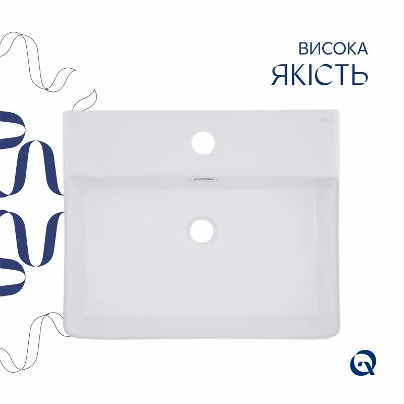 Раковина Qtap Nando LT 500х420х130 White QT12116146AW — фото 4