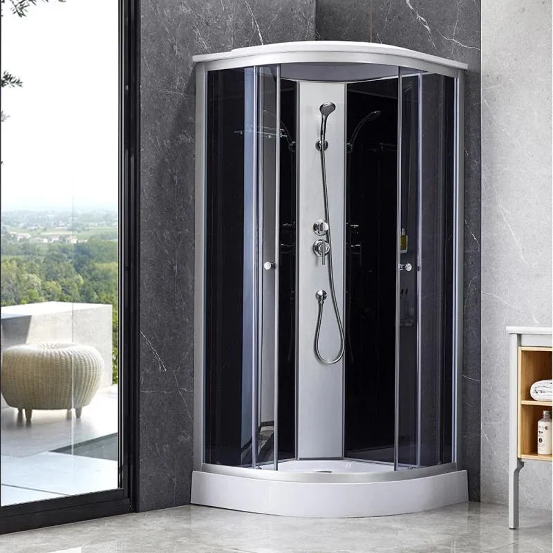 Душовий бокс Lidz Tani SB90x90.SAT.LOW.GR, скло тоноване 4 мм — фото 10