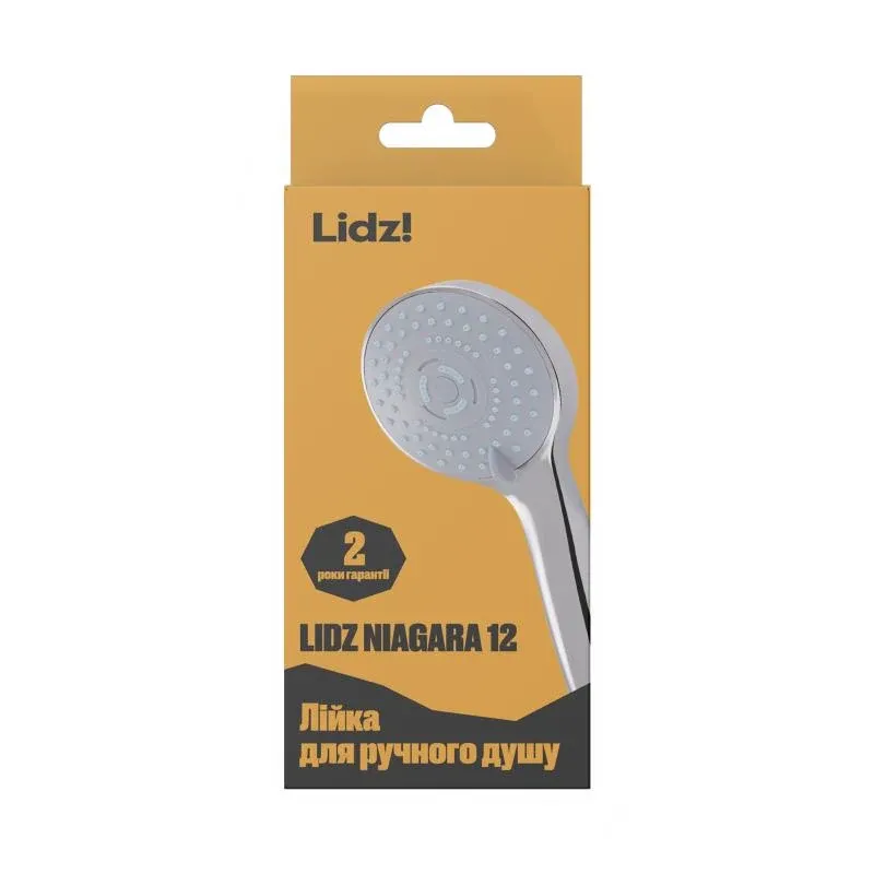 Лійка для ручного душу Лейки Lidz Niagara 12 98 мм округла LDNIA12CRM35443 Chrome — фото 6