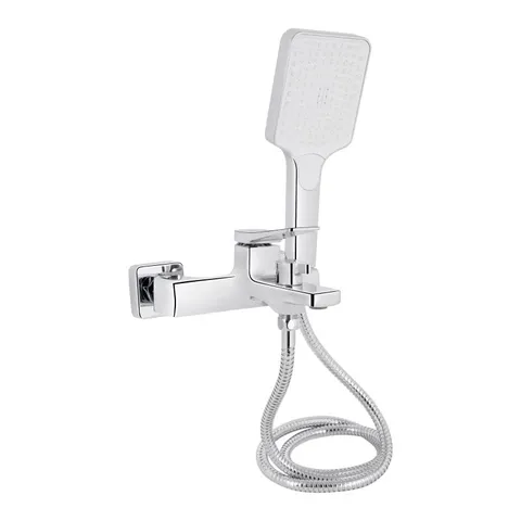 Змішувач для ванни Qtap Nando з душовим гарнітуром QTNAN259CRM48651 Chrome