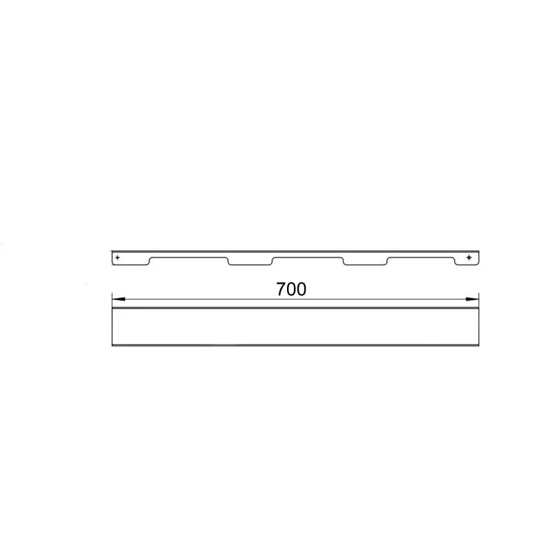 Решітка для лінійного трапу SUS304 Grate FA700 (NKS) Qtap — фото 2