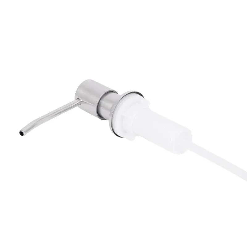 Дозатор для миючого засобу Lidz Acsis LA29 Brushed Steel, круглий LDACSLA29BRU49828 — фото 3