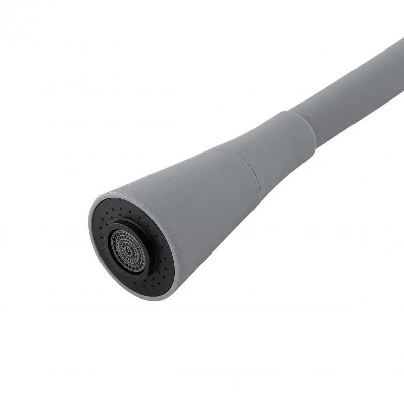 Змішувач для кухні Lidz Aria 015F31 (k35) з гнучким виливом LDARI015F31GGRP49567 Graphite/Grey — фото 7