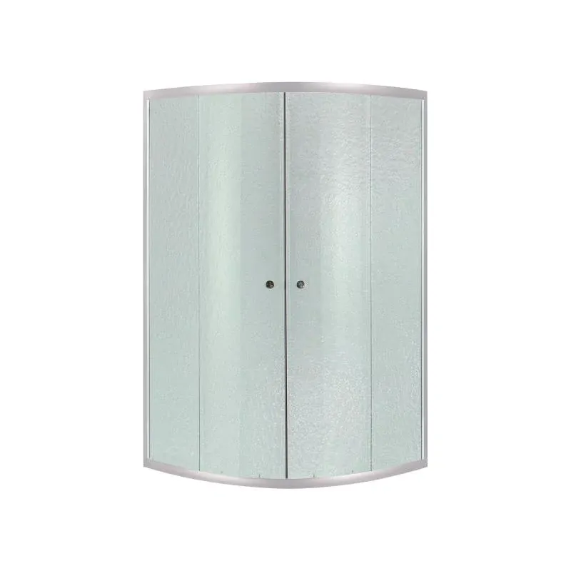 Душова кабіна Latwa SC80x80.SAT.HIGH.FR полукругла, скло Frost 4 мм + Душовий піддон KAPIELKA ST80x80x41, з панеллю Lidz — фото 3