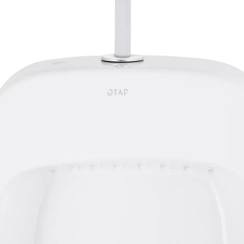 Пісуар підвісний Qtap Crow з краном-дозатором 360x285x675 White QT0588112HW — фото 4