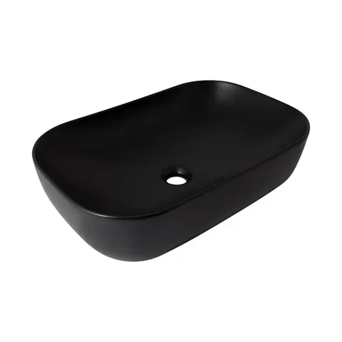 Раковина-чаша Qtap Robin 600x390x150 Matt black QT132143PMBMBN
