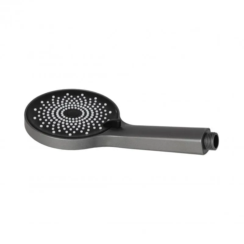 Лійка для ручного душу Lidz Niagara 32 120 мм округла LDNIA32GRP48536 Graphite — фото 3