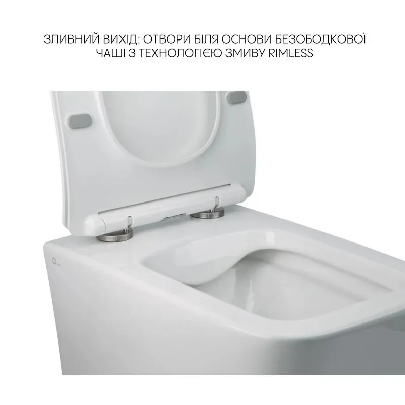 Комплект Qtap Crow 2 в 1: унітаз підвісний Rimless + біде підвісне — фото 4