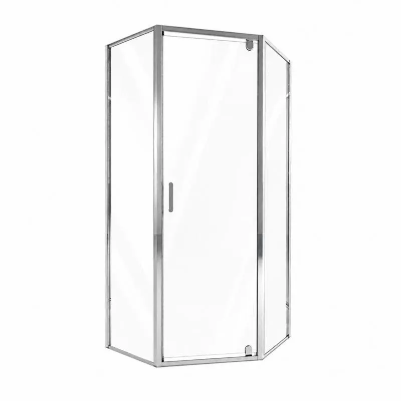 Душова кабіна Qtap Leo CRM10995-AC6 90х90 см, скло Clear, CalcLess, 6 мм без піддона