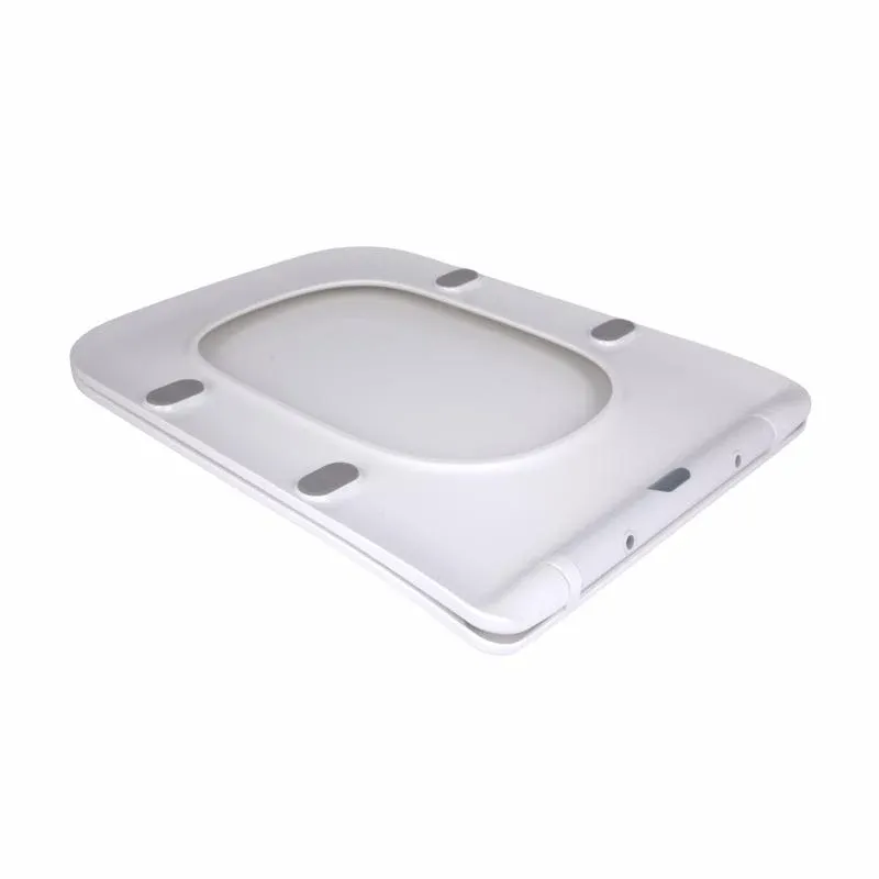 Сидіння для унітаза підлогового (Aries) 445×360×30 мм, White, з мікроліфтом? Slim Duroplast, Quick Release QT03228302W3 Qtap — фото 4