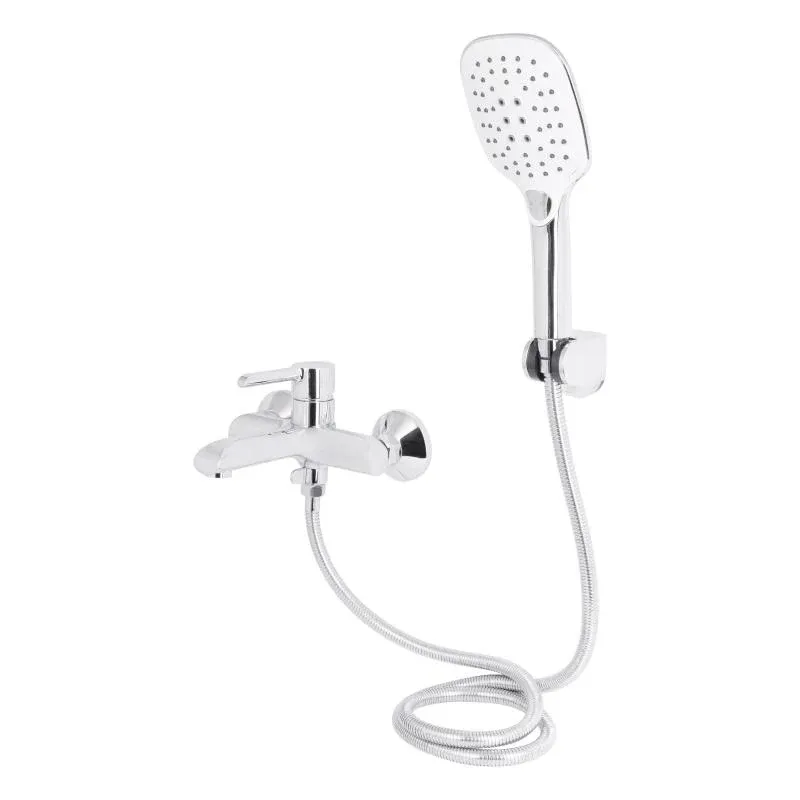 Змішувач для ванни Qtap Grand (з душовим гарнітуром) QTGRACRM006 Chrome — фото 3
