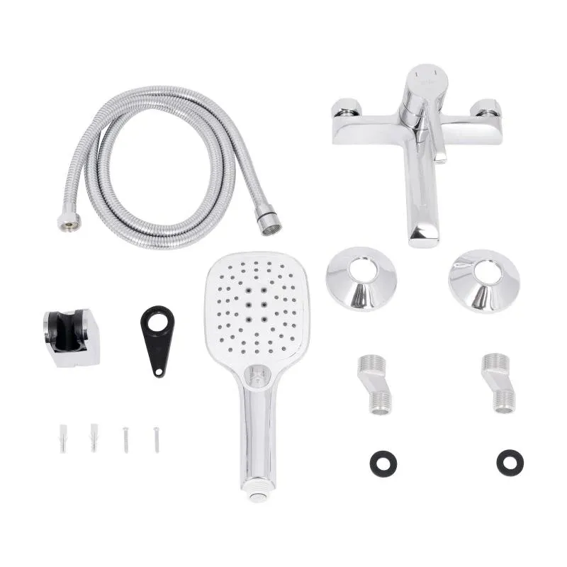 Змішувач для ванни Qtap Grand (з душовим гарнітуром) QTGRACRM006 Chrome — фото 7