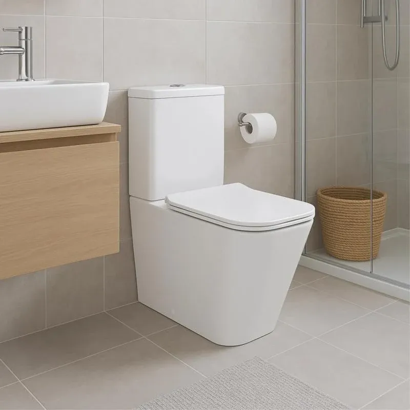 Унітаз підлоговий Qtap Crow Eco безобідковий з сідінням Soft-close QTCRO27W48750 — фото 3
