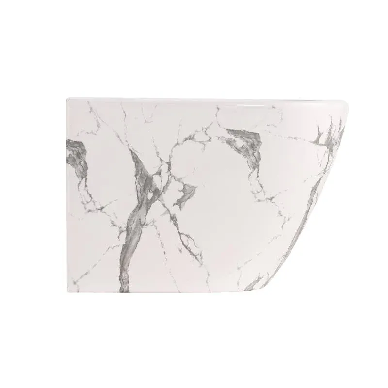 Біде підвісне Qtap Robin 515x370x350 мм, Marble QT13551381GMR — фото 4