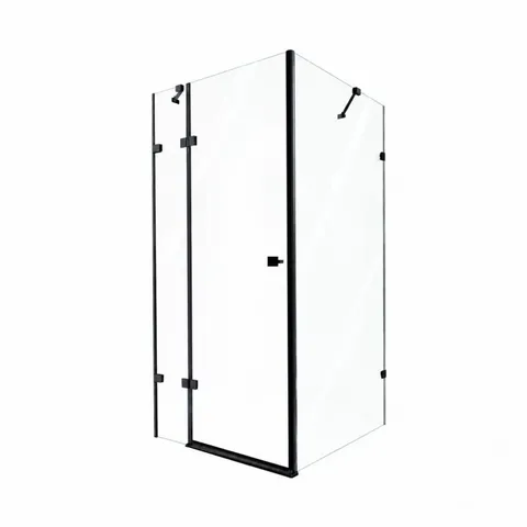 Душова кабіна Qtap Capricorn BLA1099SC6 90x90 см, скло Clear 6 мм, покриття CalcLess без піддона