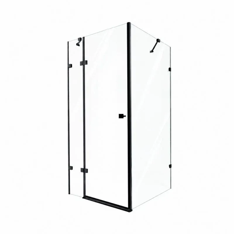 Душова кабіна Qtap Capricorn BLA1099SC6 90x90 см, скло Clear 6 мм, покриття CalcLess без піддона