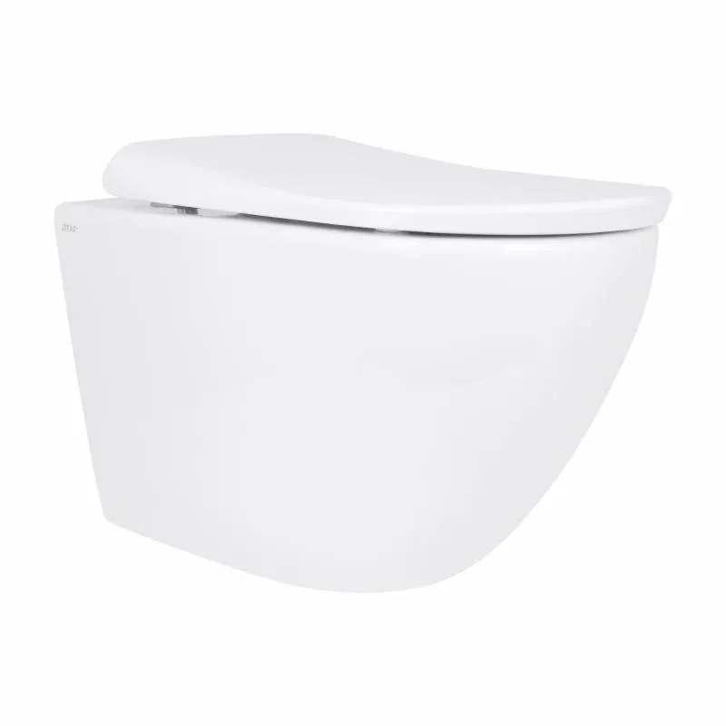 Унітаз підвісний Qtap Robin ML Ultra Quiet 490x365x325 мм, з сидінням Soft-close MagLock, White QTROBML26W49621