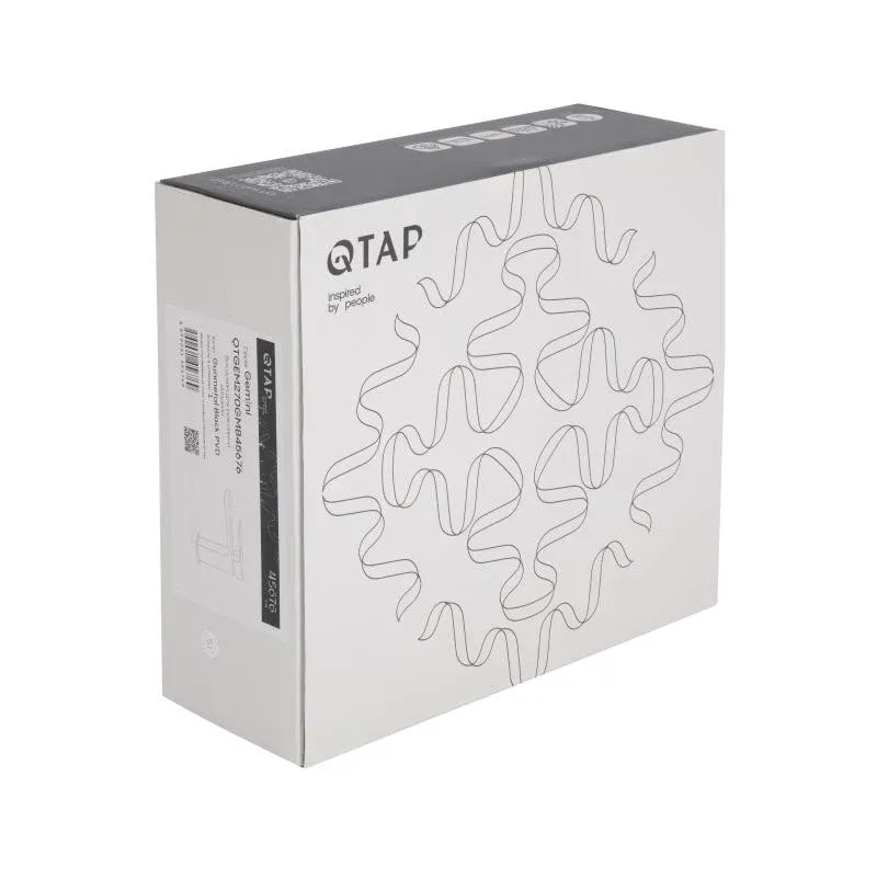 Змішувач для раковини Qtap Gemini QTGEM270GMB45676 Gunmetal Black PVD — фото 7