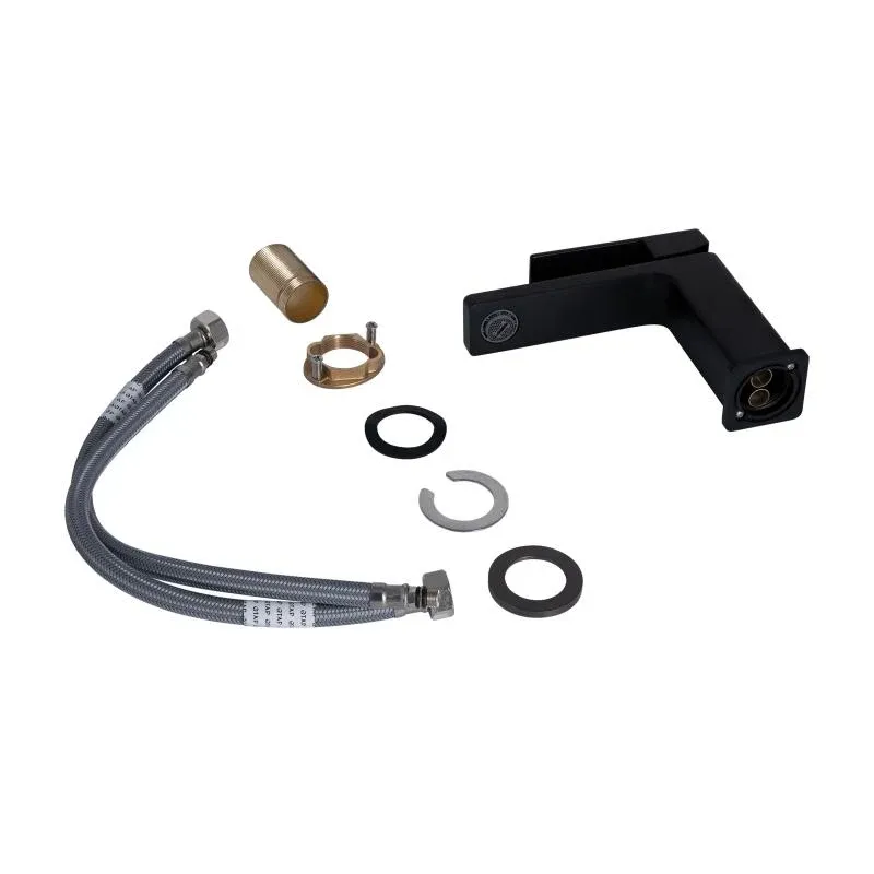 Змішувач для раковини Qtap Gemini QTGEM270BLM45674 Black Matt — фото 4