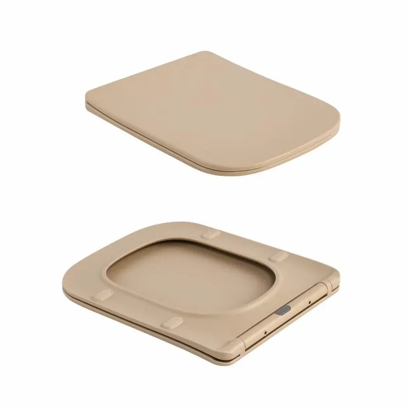 Унітаз підвісний Tern Ultra Quiet 490×365×325 мм, Beige, з сидінням Slim Duroplast / Soft-close / Quick Release QT17332303ASSB Qtap — фото 8