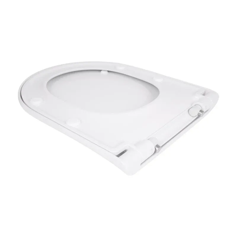 Qtap Сидіння для унітаза (Robin 490, Scorpio 490) 430x363x60 мм, White, з мікроліфтом, Slim Duroplast, MagLock QTSC179W48915 — фото 4