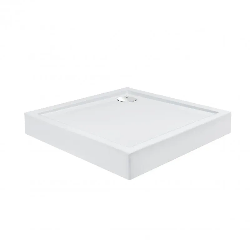 Набір Qtap душова кабіна Capricorn CRM1011SC6 Clear 2020x1000x1000 мм + піддон Tern 301112 100x100x12 см з сифоном — фото 3