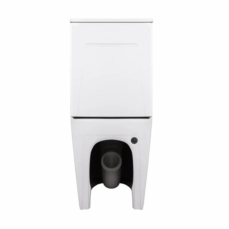 Унітаз-компакт Qtap Robin Ultra Quiet безободковий з сидінням Soft-close QT13226089AW — фото 7