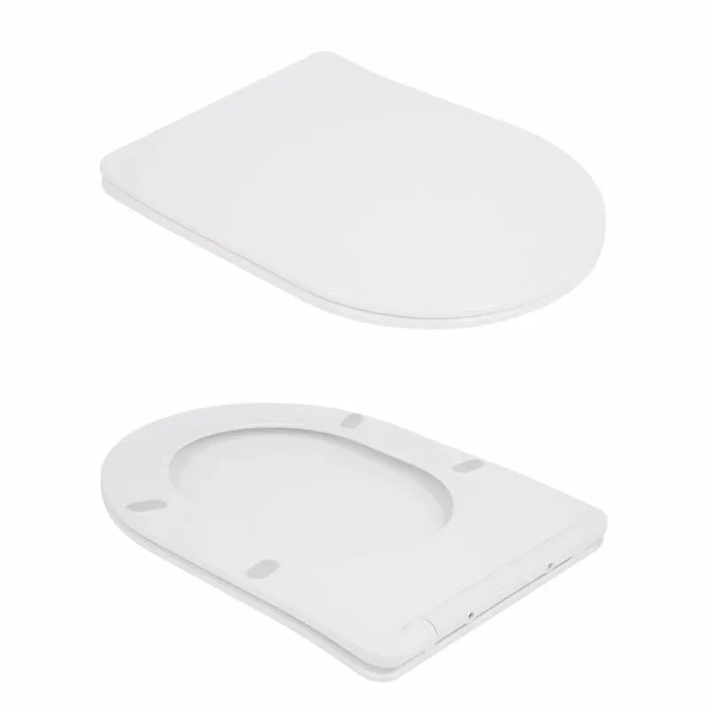 Унітаз-компакт Qtap Robin Ultra Quiet безободковий з сидінням Soft-close QT13226089AW — фото 8