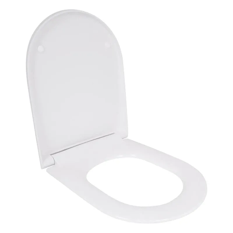 Qtap Сидіння для унітаза (Robin 520, Scorpio 520) 465x363x60 мм, White, з мікроліфтом, Slim Duroplast, MagLock QTSC179W48916 — фото 3