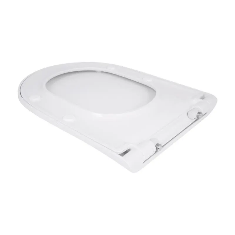Qtap Сидіння для унітаза (Robin 520, Scorpio 520) 465x363x60 мм, White, з мікроліфтом, Slim Duroplast, MagLock QTSC179W48916 — фото 4