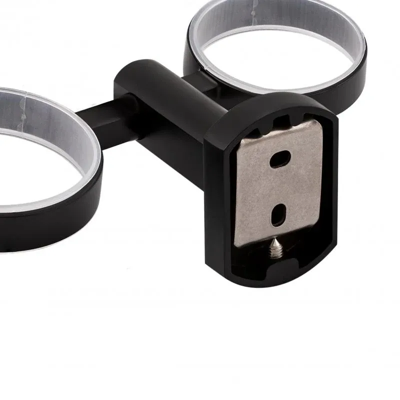 Склянка з тримачем Qtap Liberty настінна подвійна QTLIBBLM1155 Black — фото 3