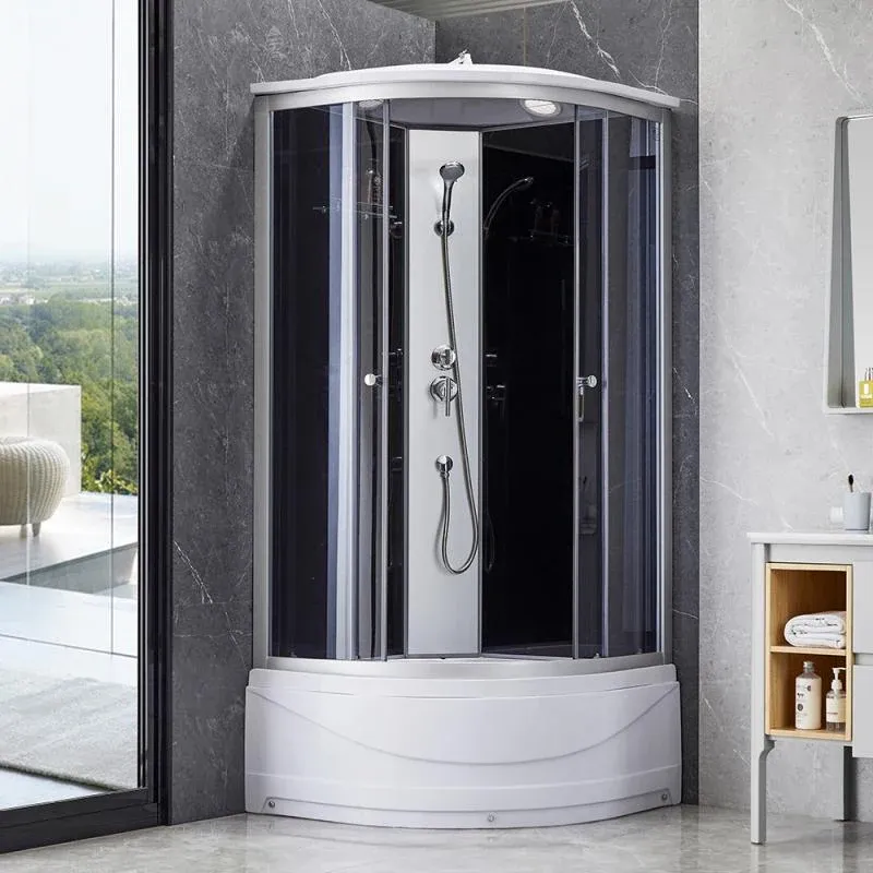 Душовий бокс Lidz Tani SB90x90.SAT.HIGH.GR, скло тоноване 4 мм — фото 10