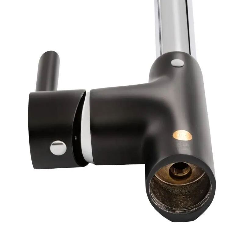 Змішувач для кухні Qtap Grand QTGRABCR007F Chrome/Black — фото 3