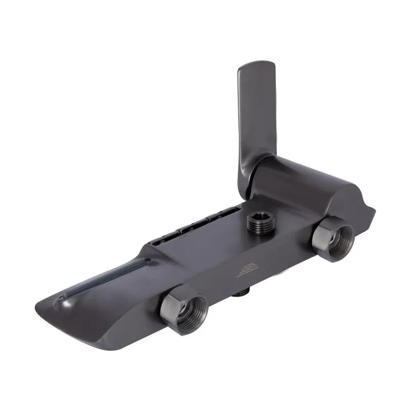 Душова система універсальна Qtap Slavonice на три споживачі (з виливом) QTSLA111GMB45905 Gunmetal Black PVD — фото 10