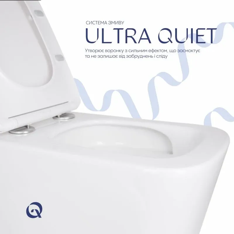 Унітаз підвісний Qtap Tern із сидінням Soft-close QT17332303ASW — фото 5