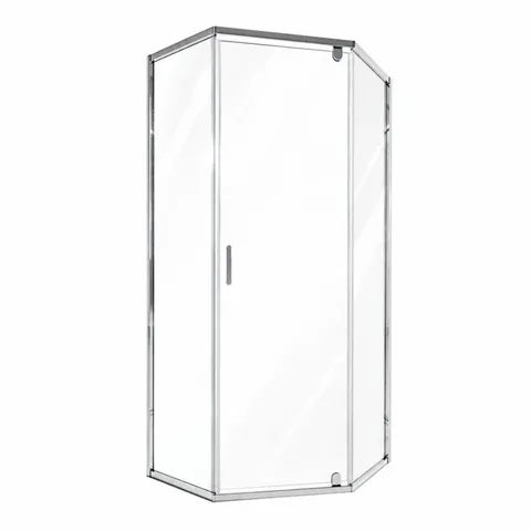 Душова кабіна Qtap Scorpio CRM10115-AC6 100x100 см, скло Clear 6 мм, покриття CalcLess, без піддона