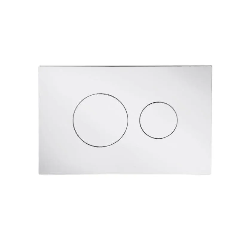 Клавіша змиву Qtap Standard 152x236x28 мм, Chrome, кругла QTSTD164CRM49469