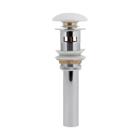 Донний клапан для раковини Qtap PU02O 225х70х70 White з переливом