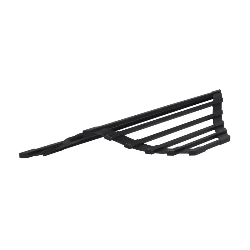 Сушарка на кухонну мийку кутова Lidz Acsis LA18 Black, квадратна основа, для посуду 430х175 мм LDACSLA18BLM49771 — фото 4