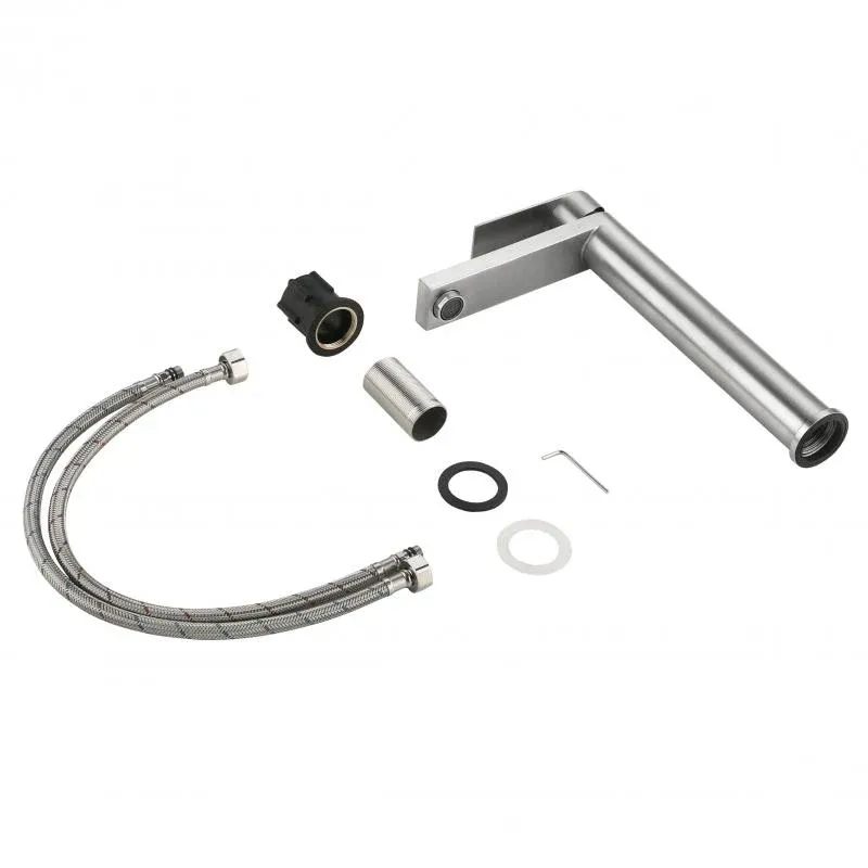 Змішувач для раковини високий Lidz Nexus 001FH (k35)  LDNEX001FHNKS49185 Nickel — фото 7
