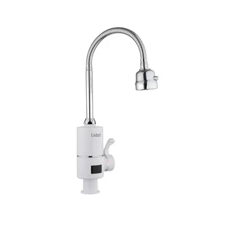 Проточний кран-водонагрівач для кухні на три режими Lidz Warm 062 LDWAR062WCR49099 White/Chrome