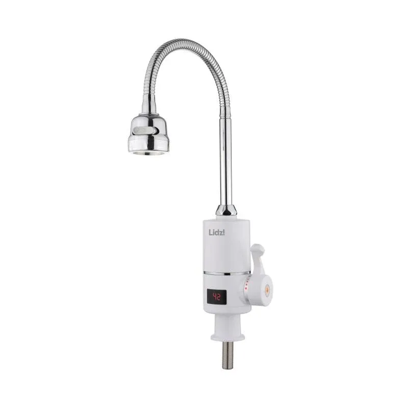 Проточний кран-водонагрівач  для кухні на три режими Lidz Warm 062  LDWAR062WCR49099 White/Chrome — фото 3