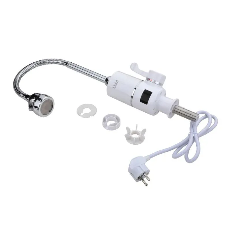 Проточний кран-водонагрівач  для кухні на три режими Lidz Warm 062  LDWAR062WCR49099 White/Chrome — фото 7