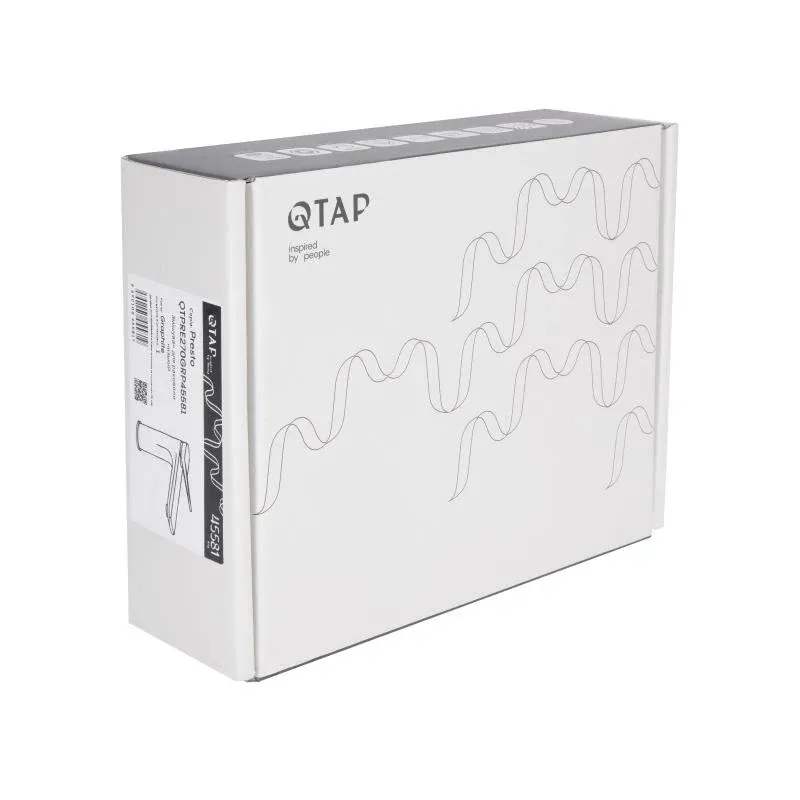 Змішувач для раковини Qtap Presto QTPRE270GRP45581 Gunmetal Black — фото 8