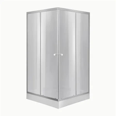Lidz Набір: Душова кабіна Wawel SC90x90.SAT.LOW.DGR, квадратна, скло тоноване 4 мм + Душовий піддон Kapielka ST90x90x14