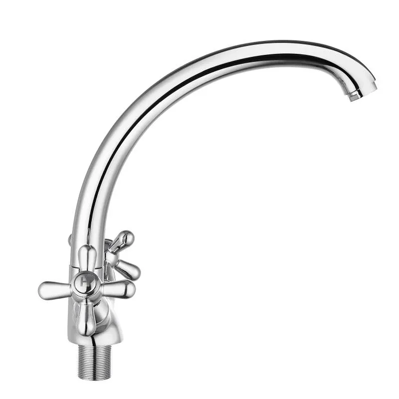 Змішувач для кухні Lidz Dominox 273F двохвентильний LDDOM273FCRM35539 Chrome — фото 3