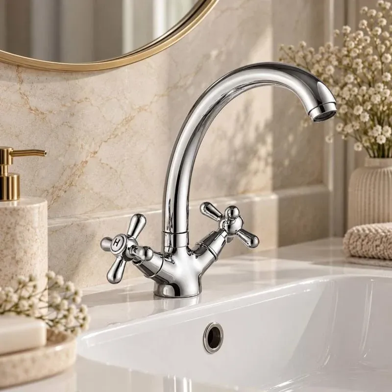 Змішувач для кухні Lidz Dominox 273F двохвентильний LDDOM273FCRM35539 Chrome — фото 8