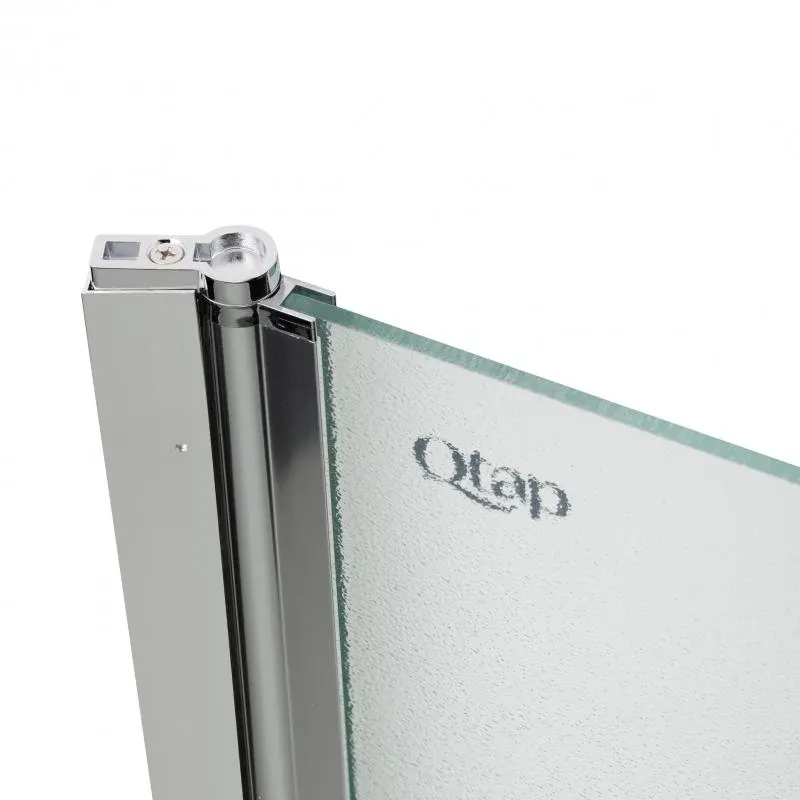 Штора на ванну Qtap Standard CRM407513APL скло Pear 6 мм, 75х140 см, ліва — фото 5